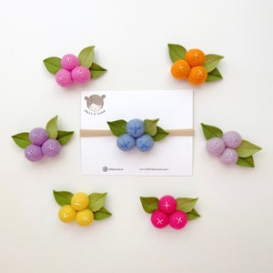 Fruit theme hair clip/headband, summer hair clip, girl hair clip, berry hair clip, fruit theme hair clip, baby hair clip, baby headband