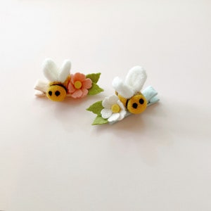 Bee hair clip, bee headband, bumble bee headband, felt hair clip, bumble bee hair clip, baby headband