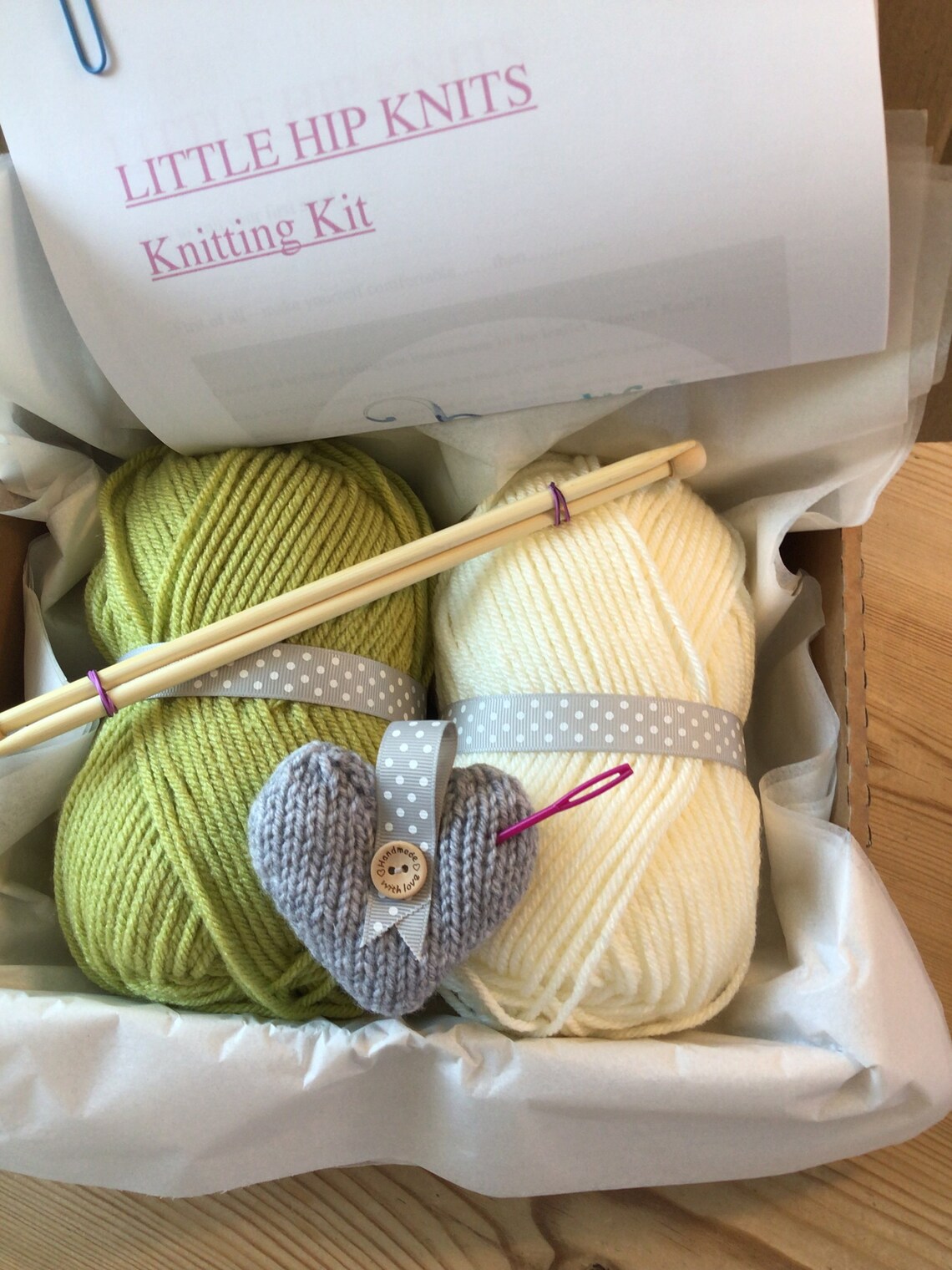 Beginner Knitting KIT. Starter knitting kit for absolute Etsy