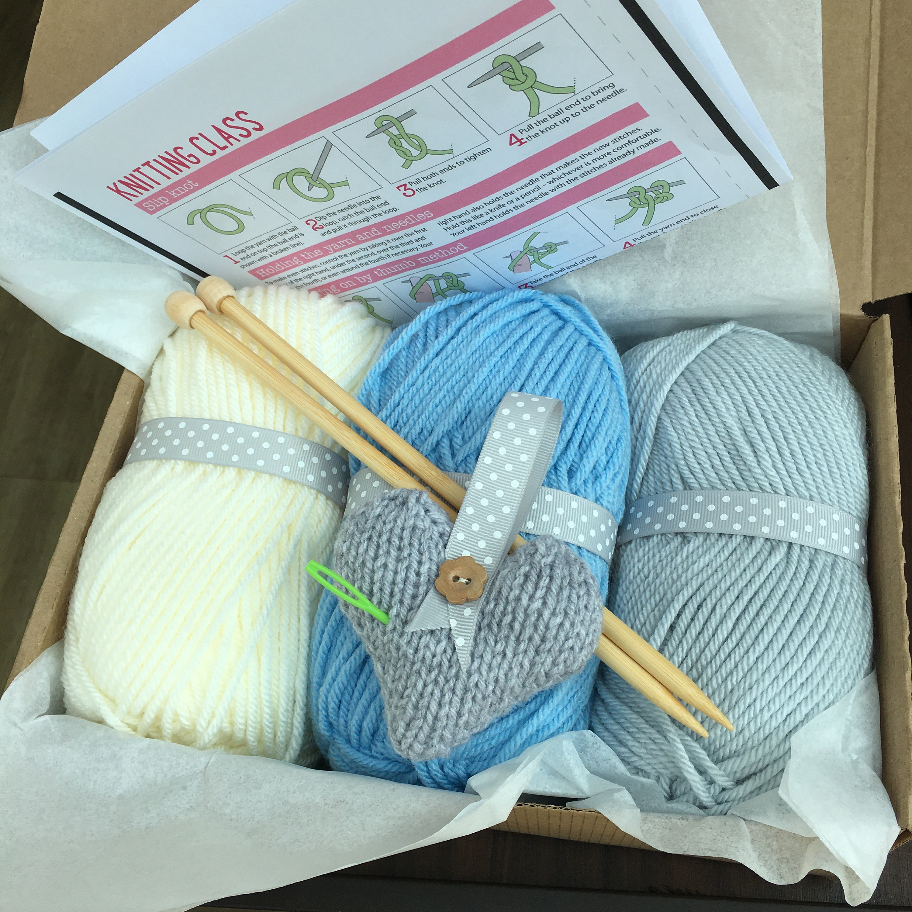 Beginner Knitting KIT. Starter knitting kit for absolute Etsy