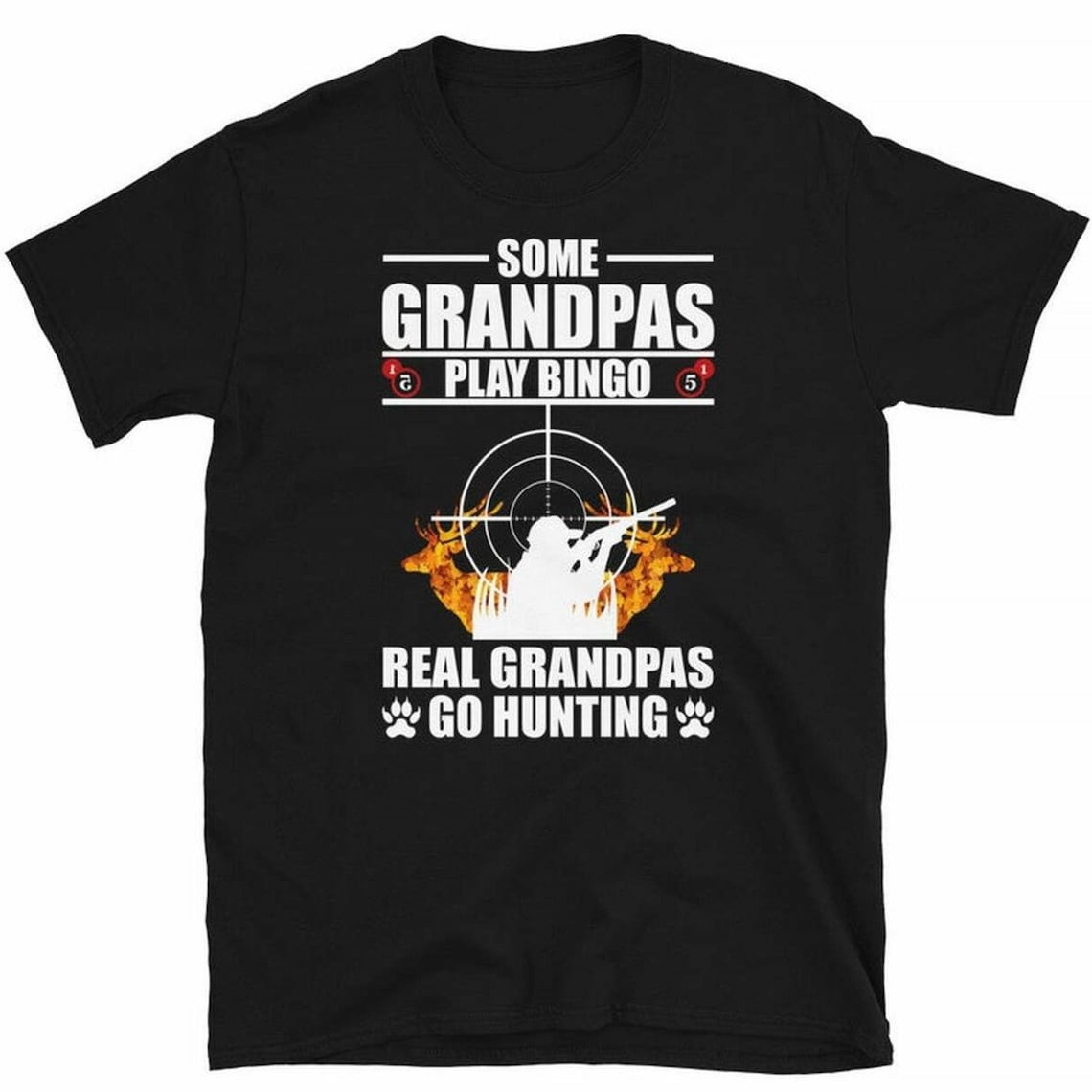Hunting Gift For Grandpa Real Grandpas Go Hunting Shirt Gift Etsy