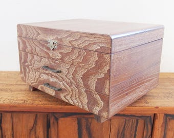 Antique Japanese Tansu Chest: 7-drawer Wooden Cabinet, Edo Period