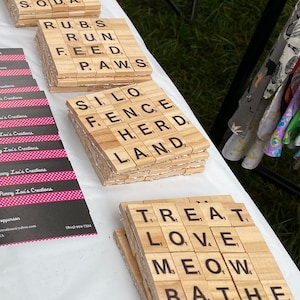 Scrabble Tile Coasters