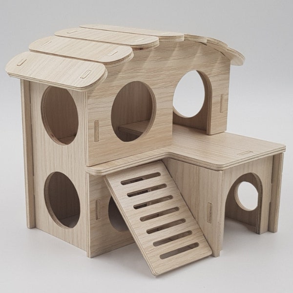 Hamster Kletterturm, ideal für Zwerghamster, Goldhamster, Hamster-Spielzeug, Haus, Zubehör, Käfig, Käfigeinrichtung, Nager, Käfig Deko