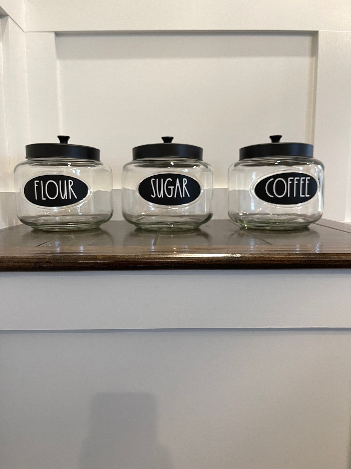 Rae Dunn Inspired Canister Set Etsy