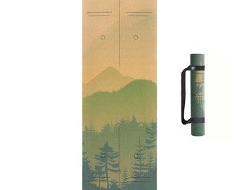 Peaceful Mountain Cork Yoga Mat