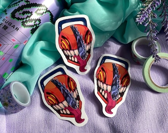 Chainsaw Boy Sticker Gloss Pochita Anime mask Devil Denji