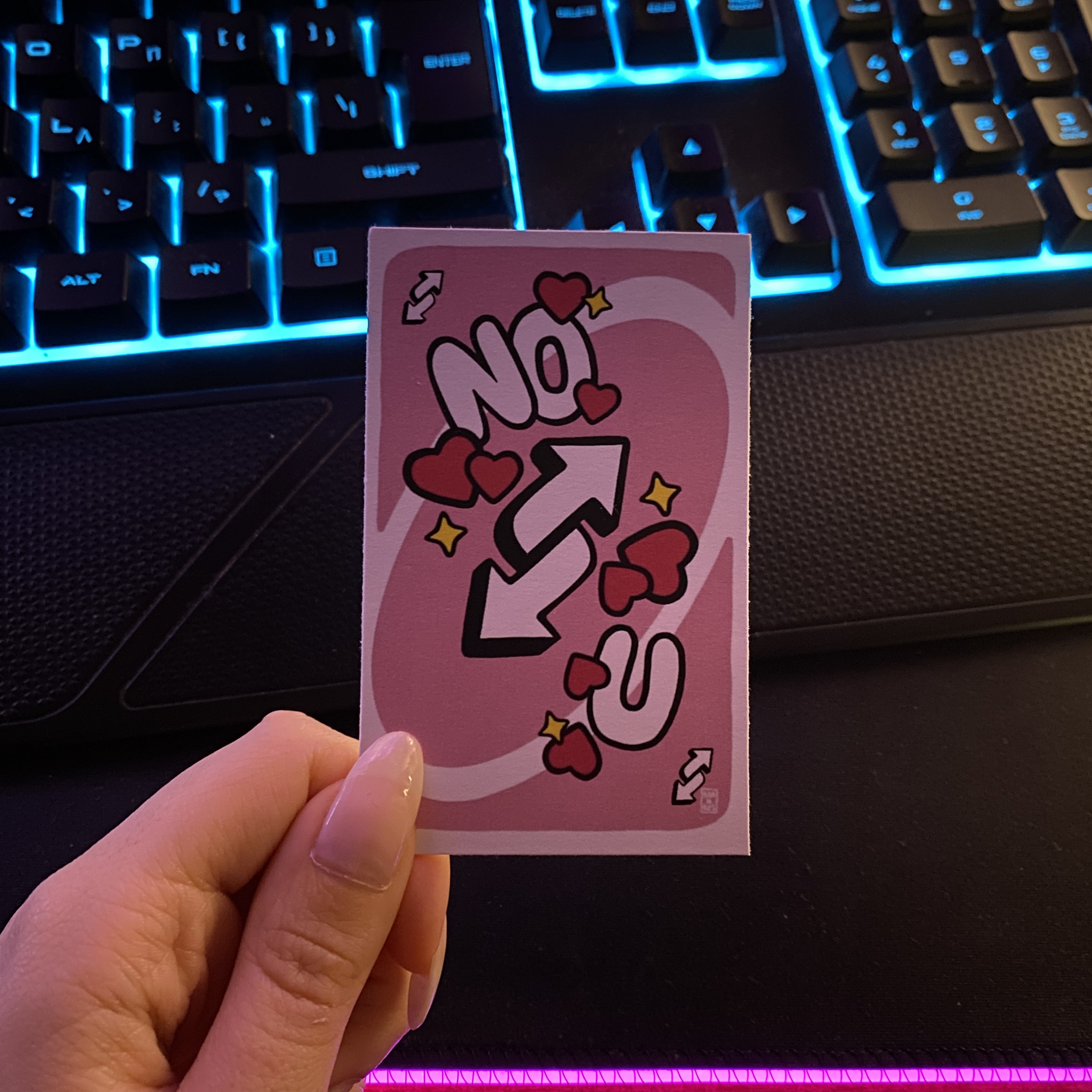 No U! Uno reverse card | Greeting Card