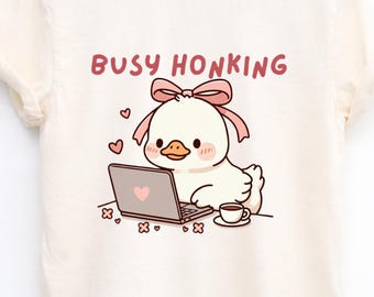 Funny Goose Tee, Work From Home Office Shirt, Comfort Colors® 1717, Gildan 18000, S-2XL