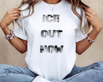 Ice Out Shirt Abolish Ice Sweatshirt Protest Abolish Tee Anti ICE Justice Anti Trump T-Shirt Immigrant T-shirt