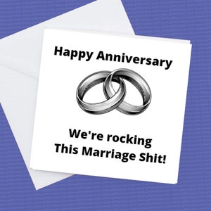 Happy Anniversary we rocken deze huwelijks shit!