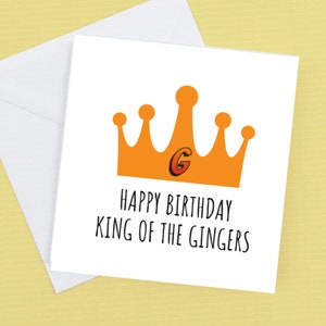 Feliz Aniversário Rei dos Gengibres