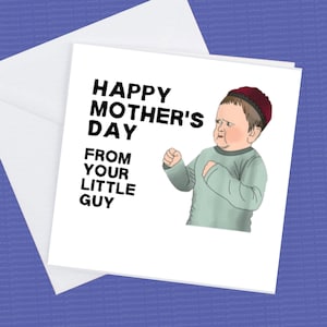 Hasbulla Funny Guy Tik Tok Beroemde Kaart, Gelukkige Moederdag van je kleine man.
