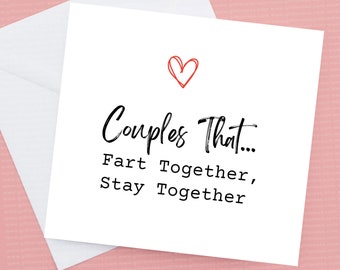 Les couples qui pètent ensemble, restent ensemble