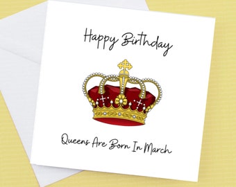 Happy Birthday  - Queens are born in March