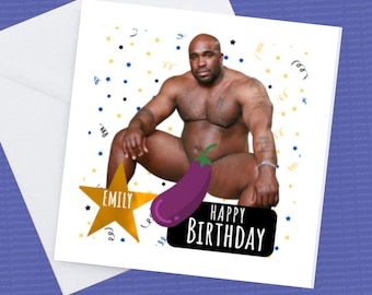 Personalised Fun Barry Birthday Card