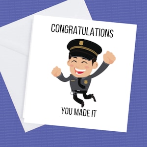Politie Felicitatiekaart