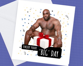 Happy Birthday Enjoy Your Big Day, Funny Barry Birthday Card