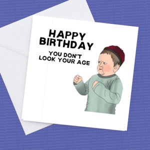 Hasbulla Funny Guy Tik Tok Beroemde kaart, Happy Birthday - Je ziet er niet uit op jouw leeftijd!