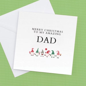 Vrolijk kerstfeest voor mijn geweldige vader, kerstkaart voor je vader