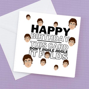 Buon compleanno Questa carta non Jiggle Jiggle si piega