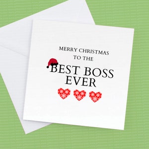 Feliz Natal para o melhor chefe de todos os tempos