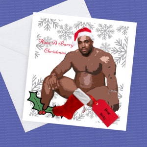 Gepersonaliseerde Barry kerstkaart