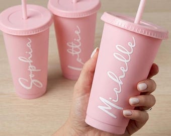 Personalised Vinyl Name Stickers | Custom Name Decals for Bottles, Lunchboxes, Weddings, School