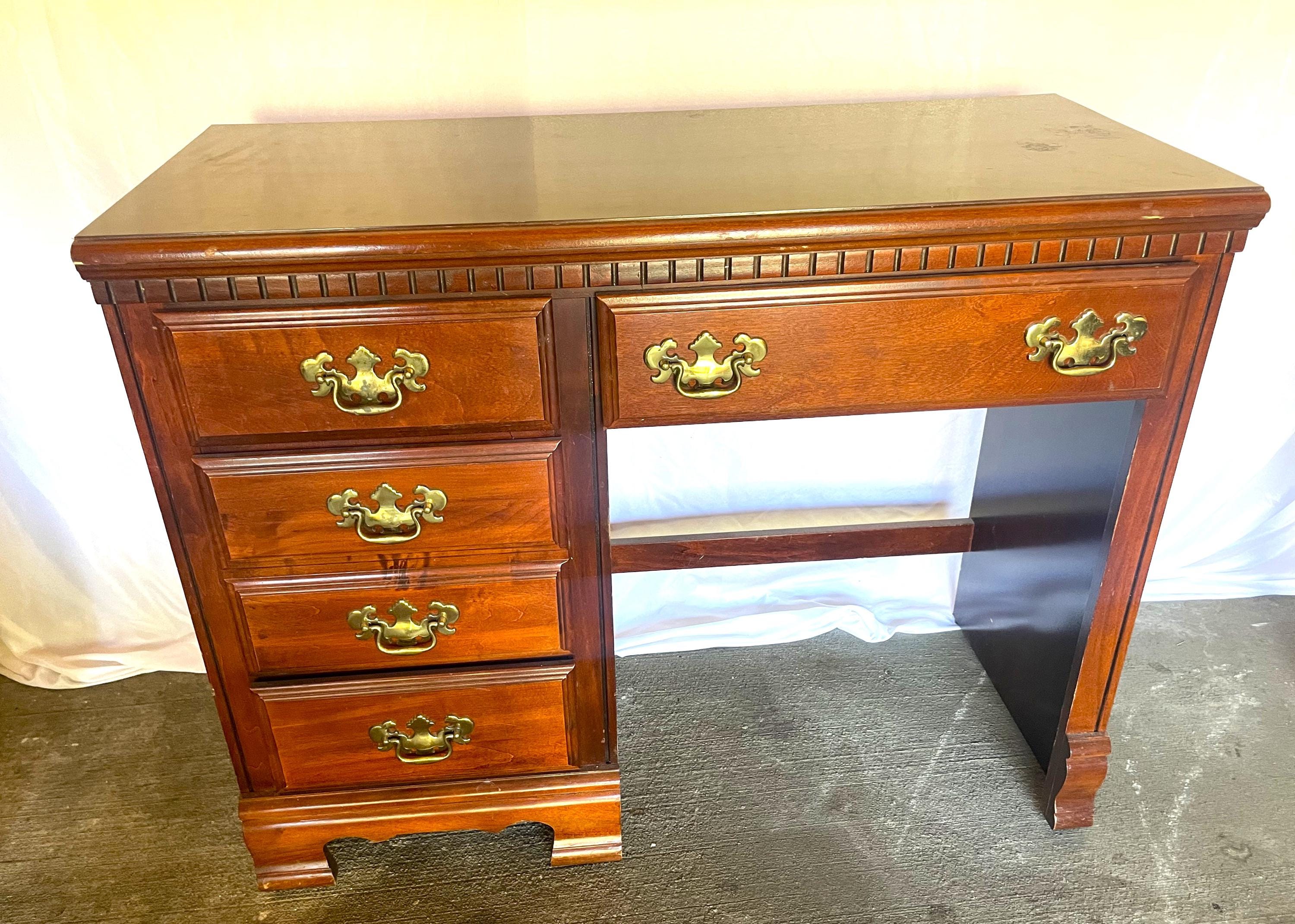 Thomasville アンティークデスク ブラウン Vintage Thomasville Desk - Etsy