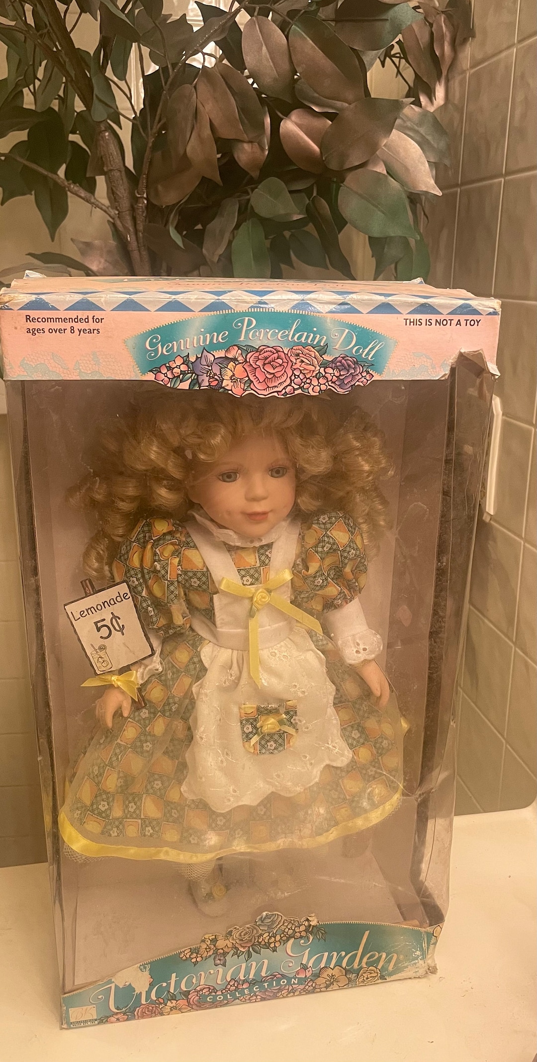 Victorian Garden Porcelain Doll Etsy