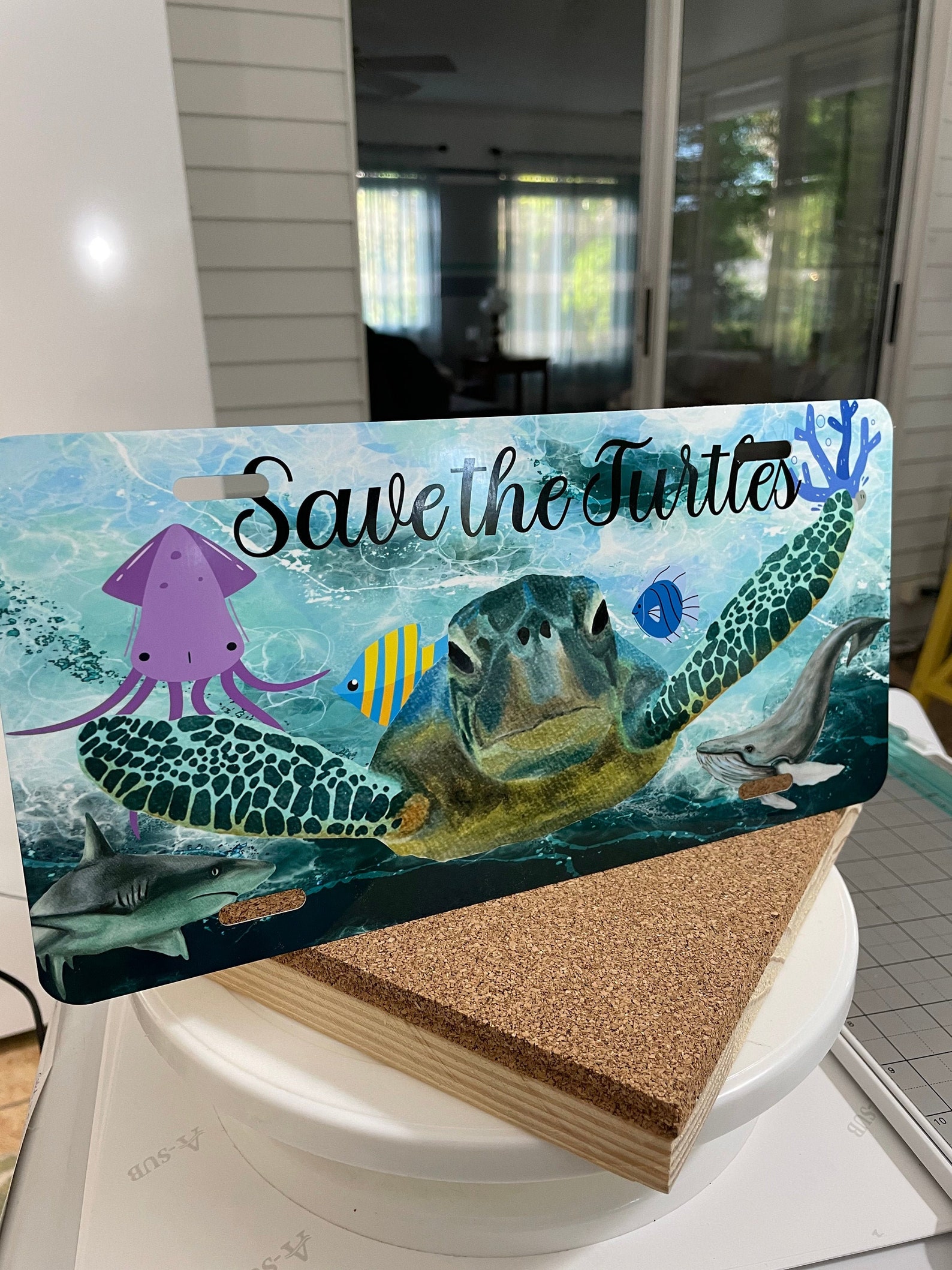 Save the Turtles License Plate Great for Your Car Golf Cart - Etsy