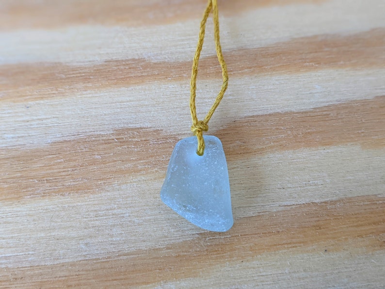 handmade sea glass necklace
