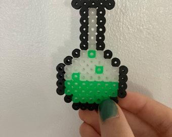 Neon groene toverdrank perler kralen groen en helder schattig