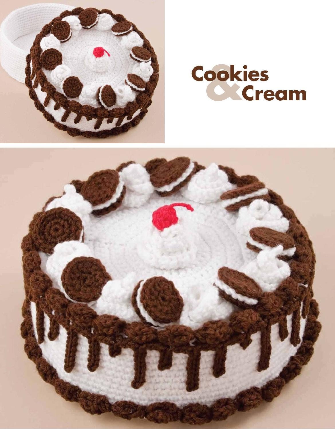 Crochet cake pattern Crochet play food Crochet dessert /CAKE Etsy
