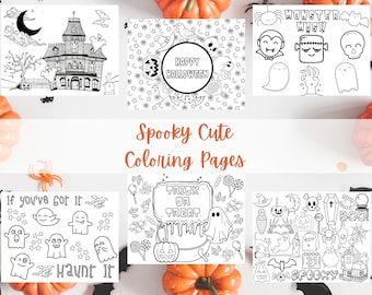 Spooky Cute Coloring Pages