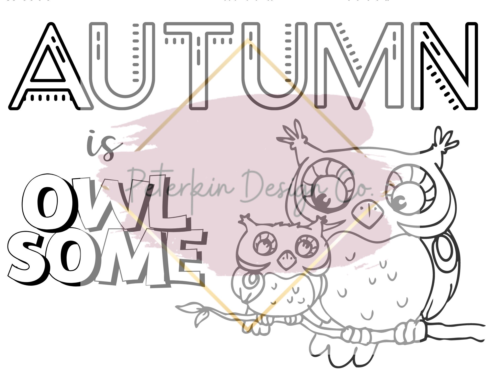 Happy Fall Y'all Coloring Pages - Etsy