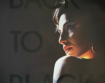 BACK TO BLACK (2024) - Original Double Sided Advance Movie Poster