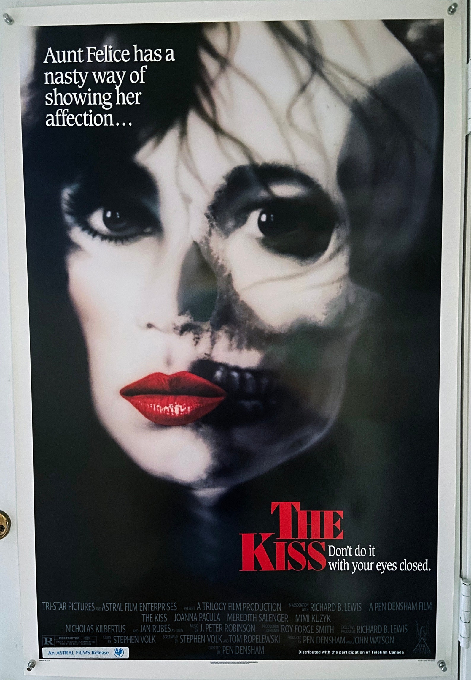 THE KISS 1988 Original Single Sided Movie Poster Etsy.de