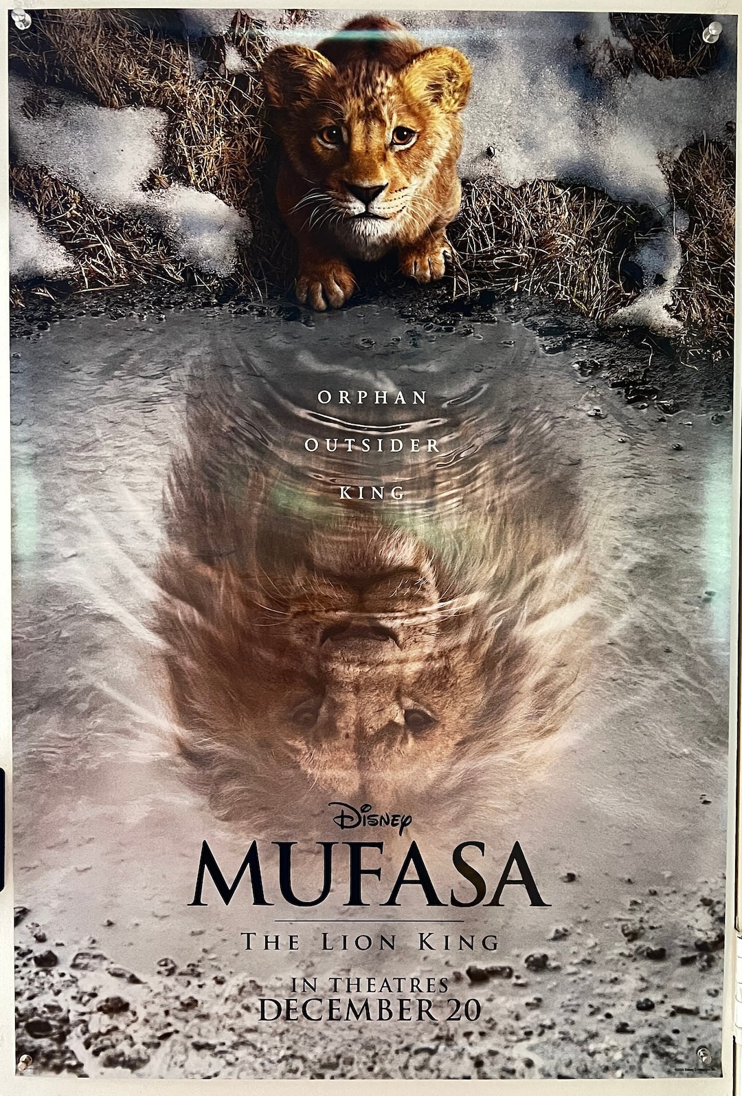 MUFASA 2024 Original Double Sided Advance Movie Poster Etsy