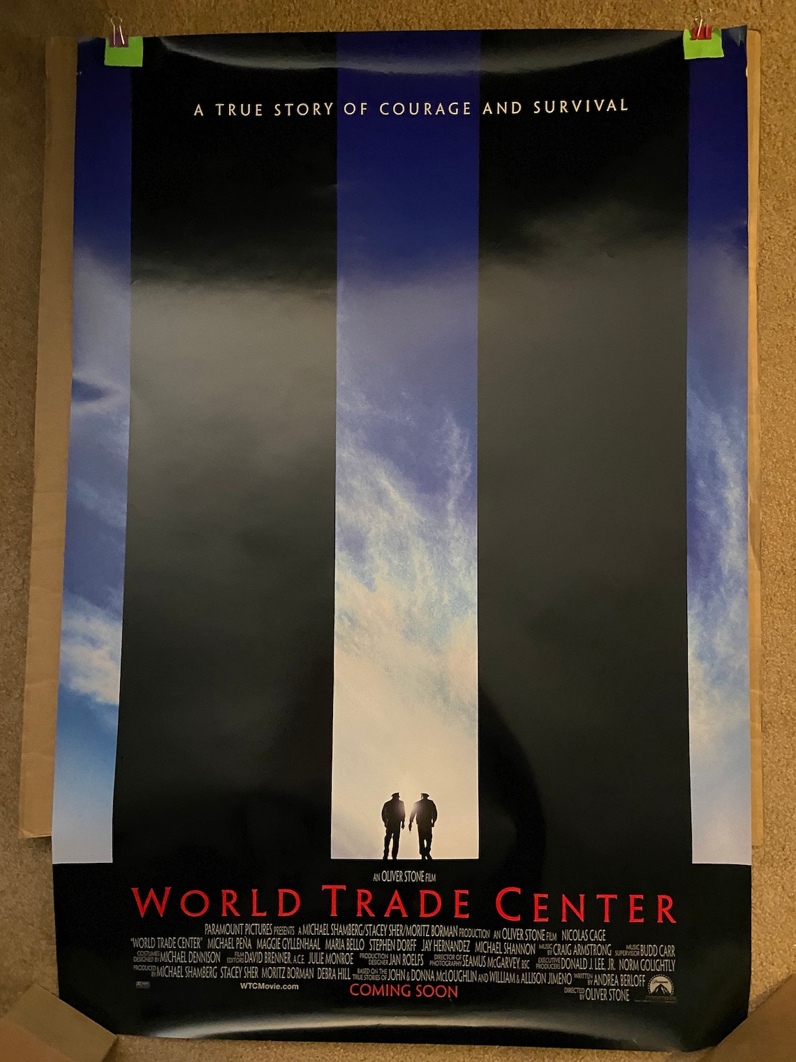 Word Trade Center Film World Trade Center 2006 Original Double Sided Movie Poster | Etsy