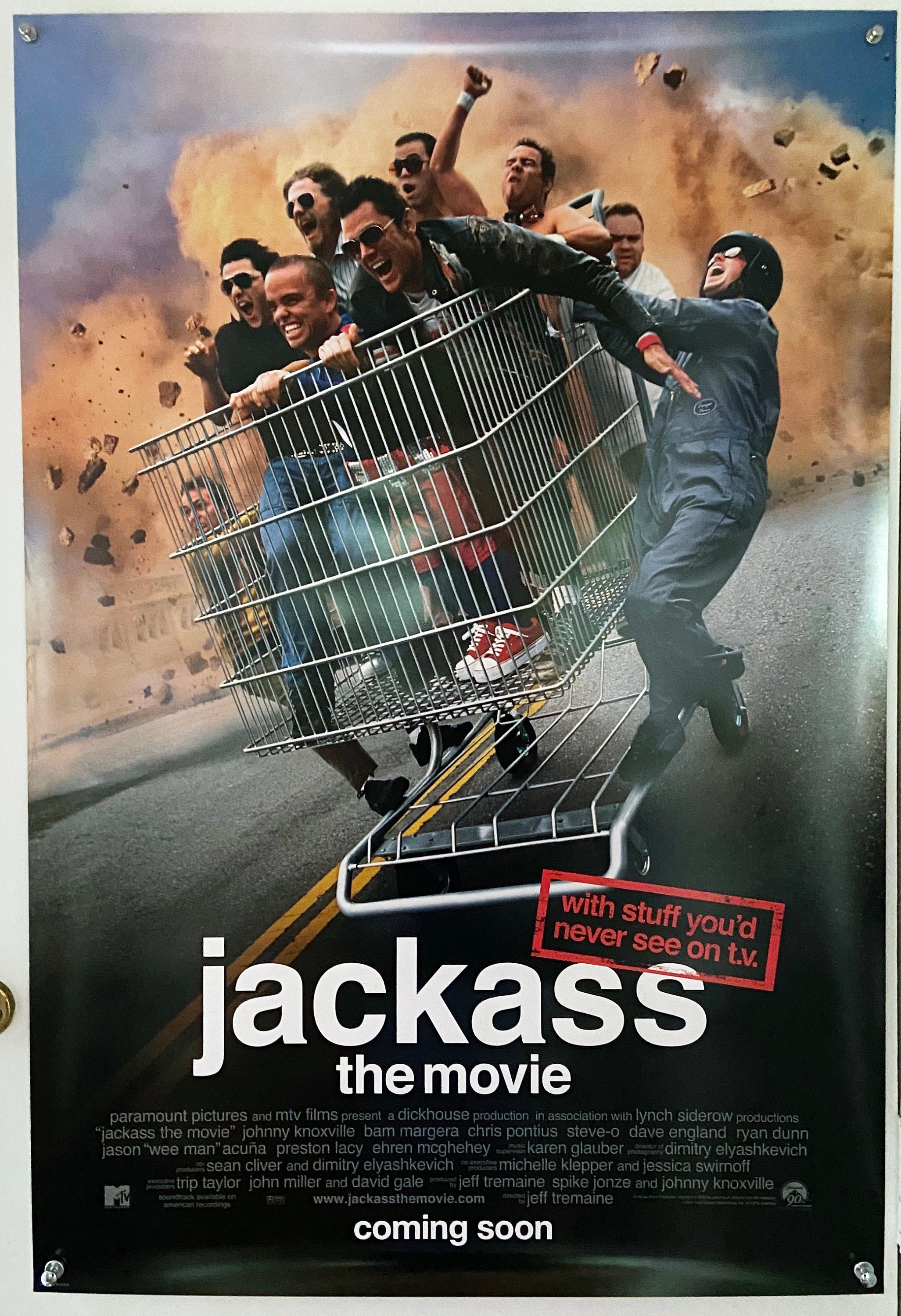 JACKASS THE MOVIE 2002 Original Double Sided Movie Poster Etsy