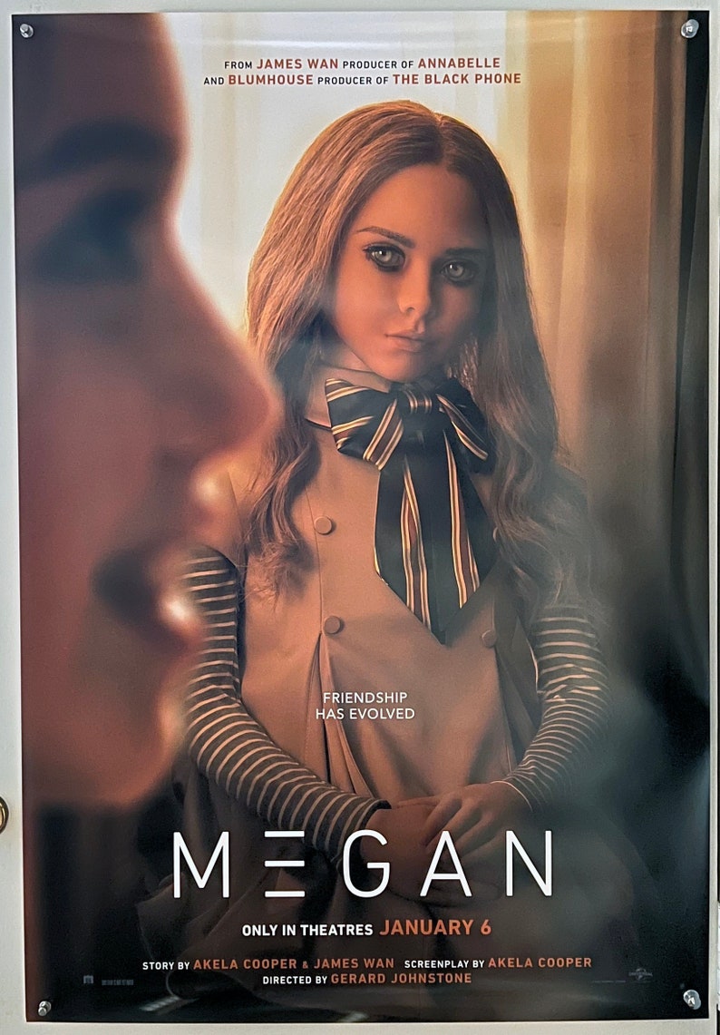 MEGAN 2023 Original Double Sided Movie Poster Allison Etsy
