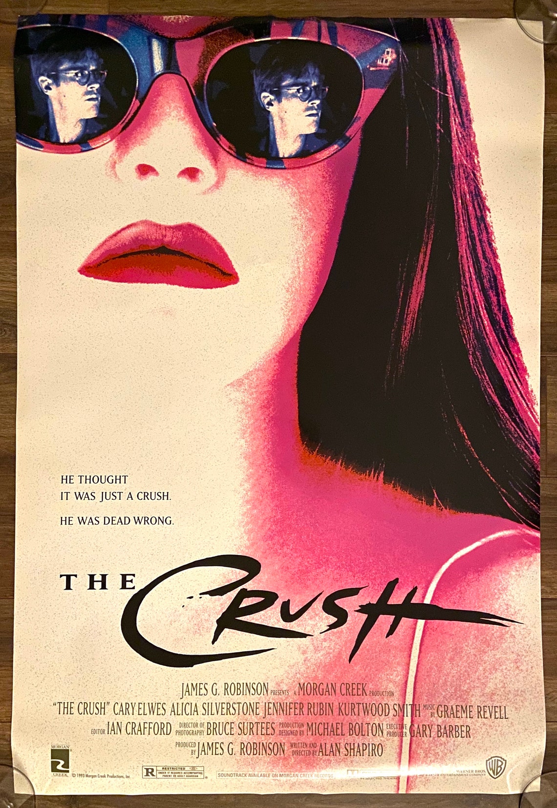 The Crush 1993 Movierulz Telugu The Crush 1993 Original Double Sided Movie Poster | Etsy