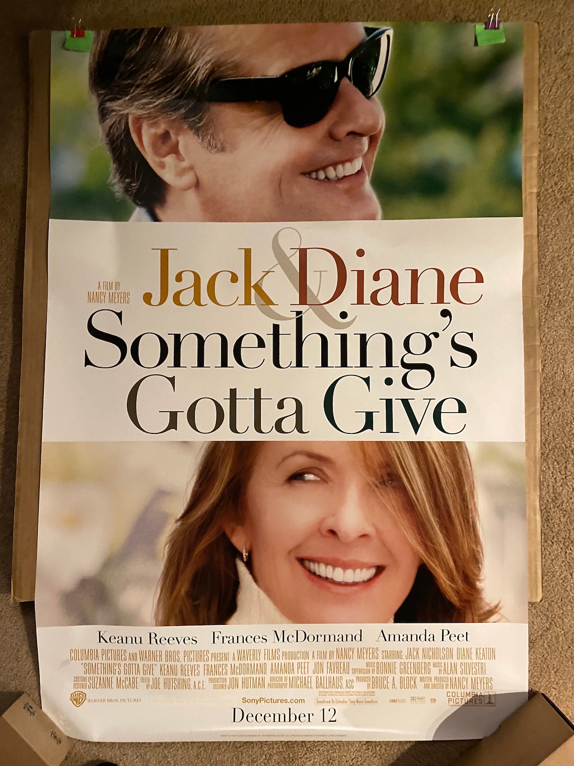 Something's Gotta Give 2003 Original Double Sided Etsy