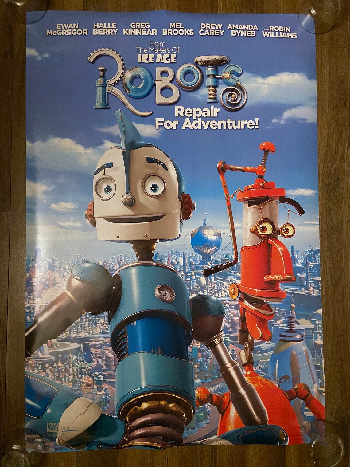 Robots 2005 Original Double Sided Movie Poster Robin Etsy