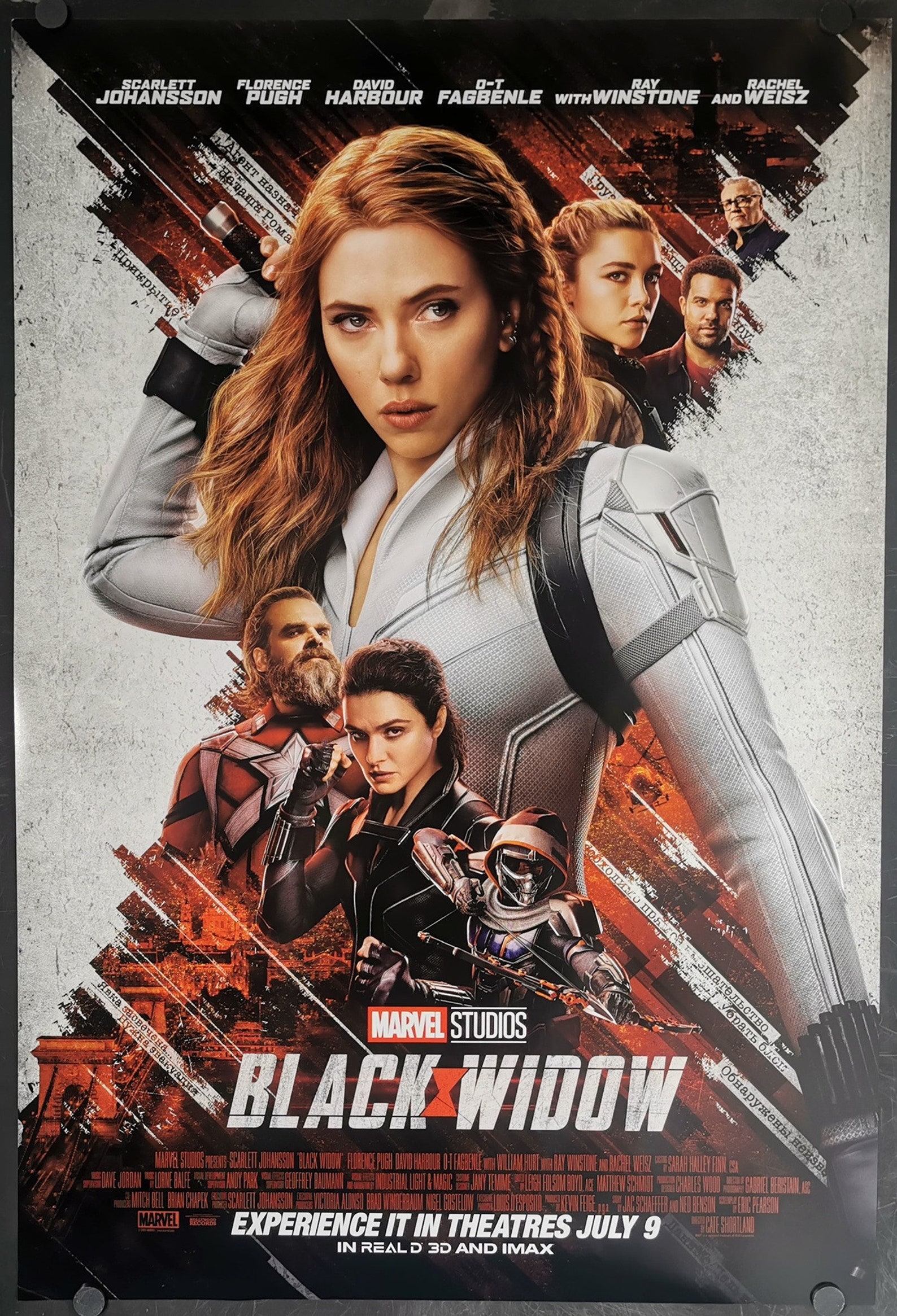 Black Widow 2021 Original Double Sided Movie Poster | Etsy