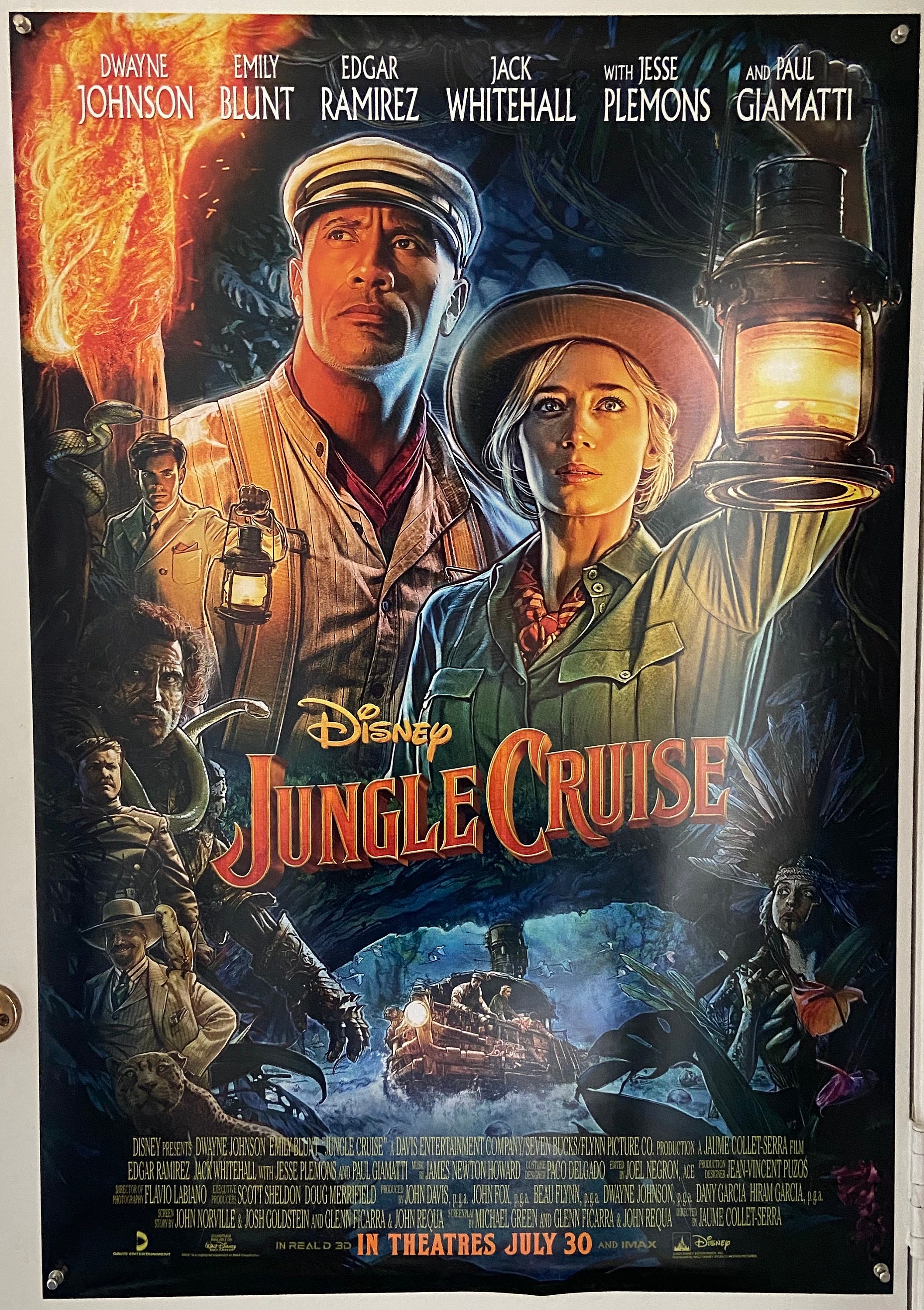 Jungle Cruise 2021 Original Double Sided Movie Poster | Etsy