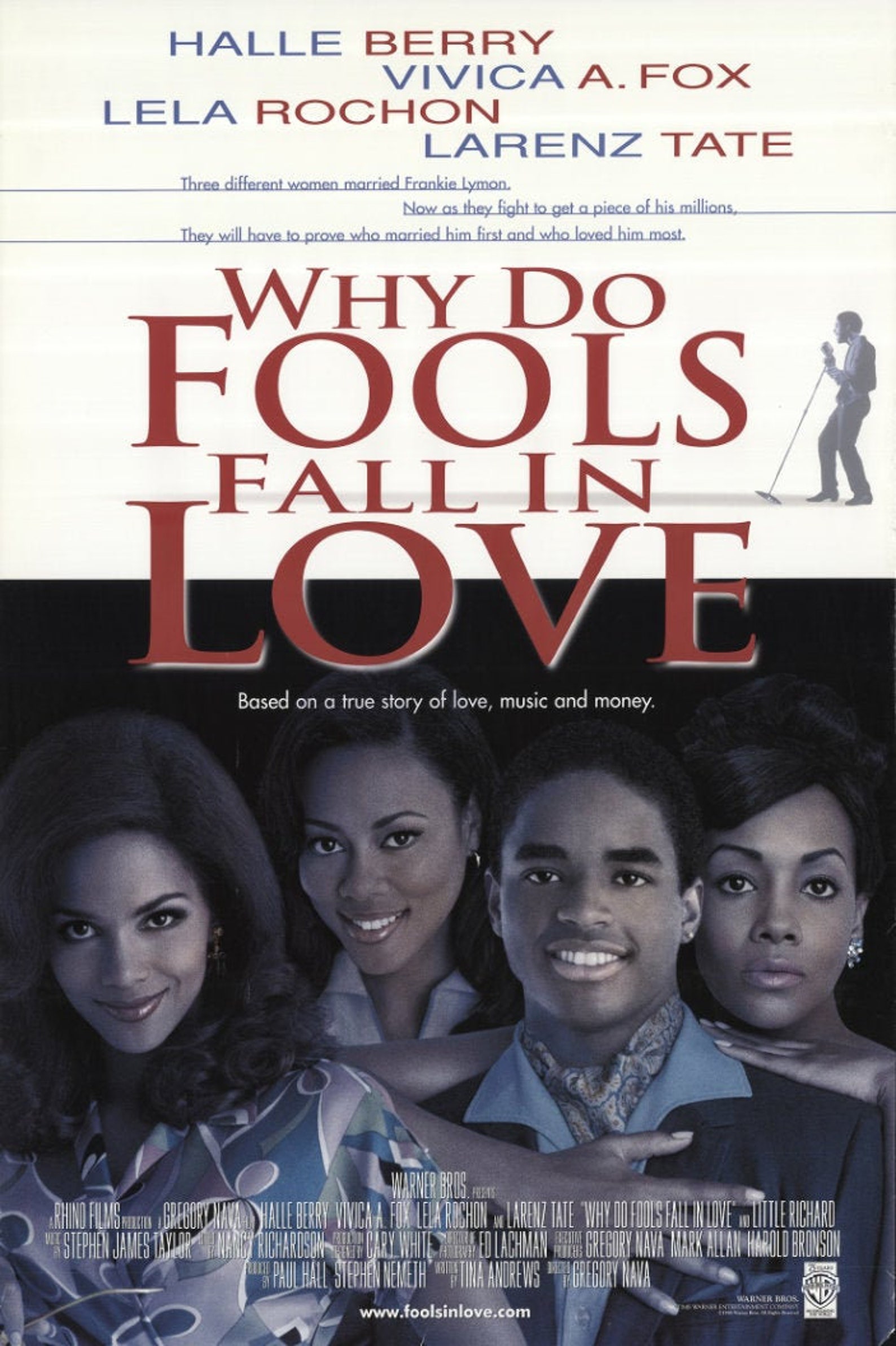 Why Do Fools Fall In Love Full Movie Free Why Do Fools Fall In Love 1998 Original Double Sided Movie | Etsy