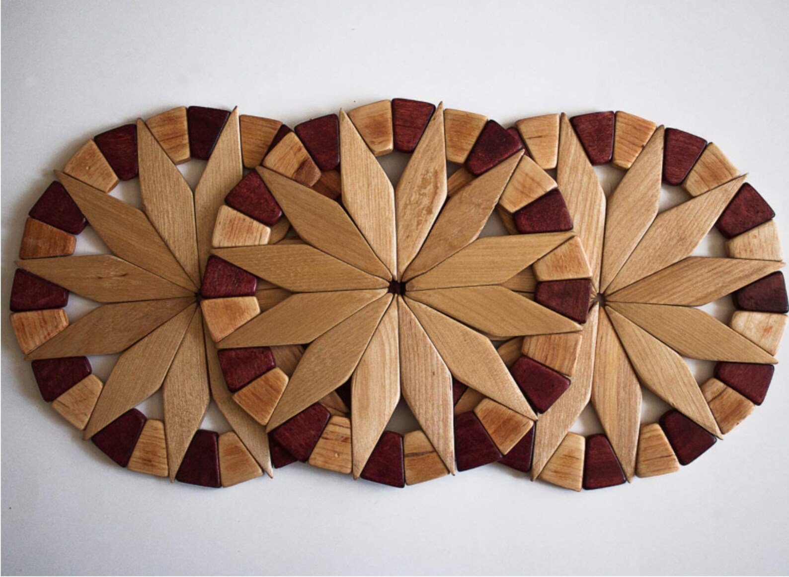 Natural Wood Trivets For Hot Dishes 2 Ecofriendly Sturdy Etsy