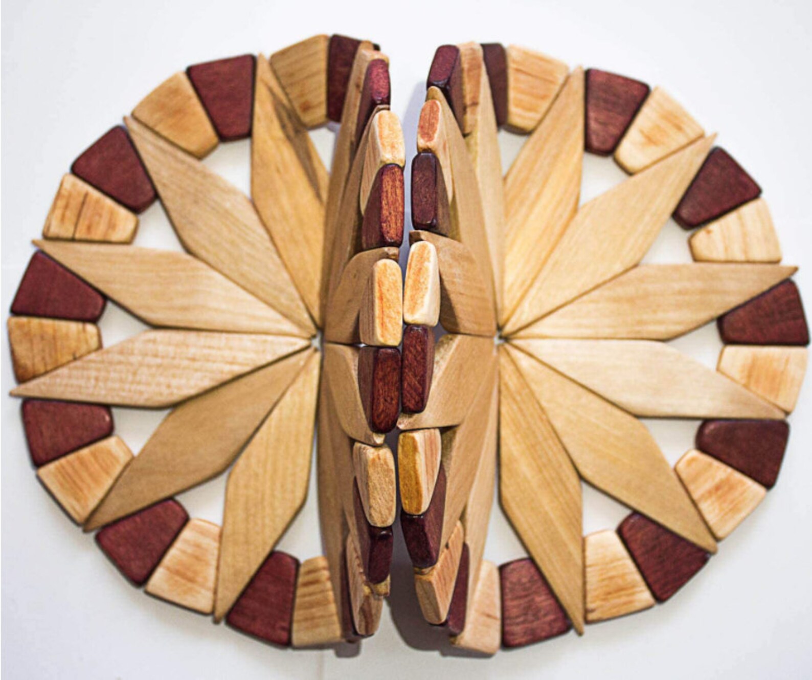 Natural Wood Trivets For Hot Dishes 2 Ecofriendly Sturdy Etsy